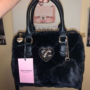 Juicy couture free love fluffy satchel